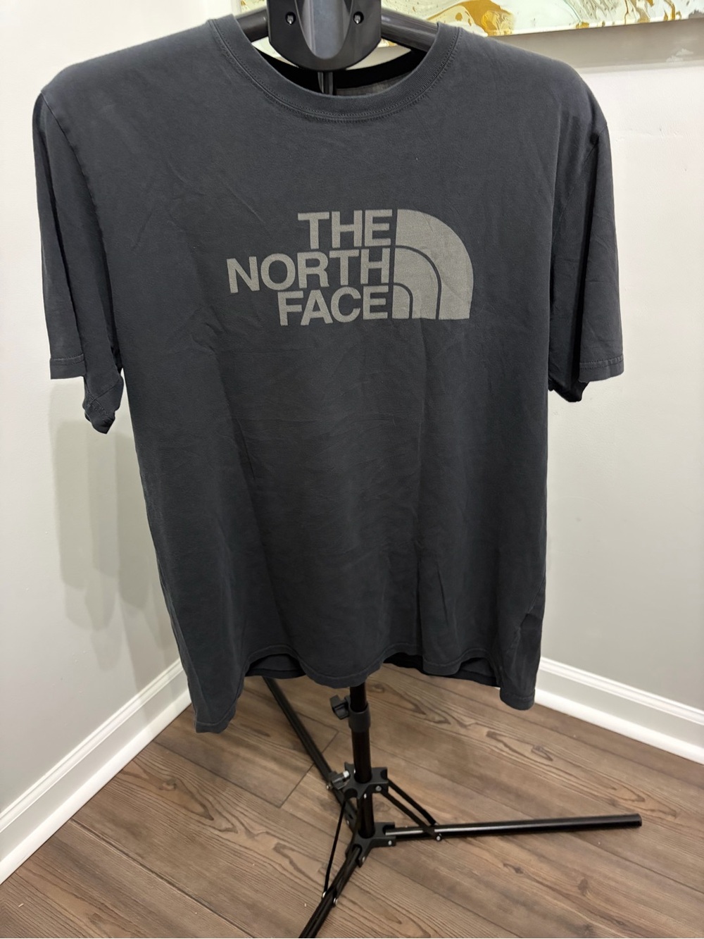 The North Face Men's Charcoal Crewneck Logo Tee